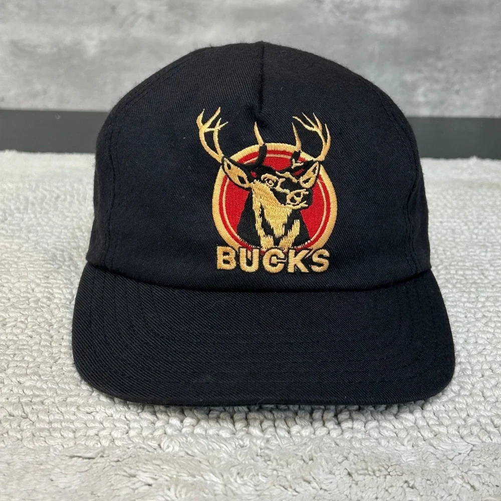 90s Vintage Bucks Cigarettes Snapback Trucker Hat OSFA Buck The System Dad Cap